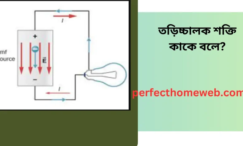 তড়িচ্চালক শক্তি কাকে বলে