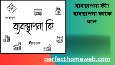 ব্যবস্থাপনা কী ব্যবস্থাপনা কাকে বলে ব্যবস্থাপনা কত প্রকার ও কি কি